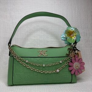 Juicy Couture Retro Green Pretty Pop Shoulder Bag 🌸✨
